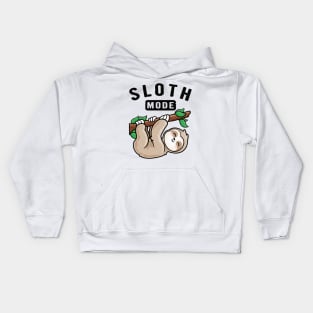 Cute Sloth Mode Kids Hoodie